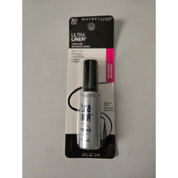 Maybelline Ultra Liner Waterproof Liquid Eyeliner, Black 301 - Picture 1 of 2